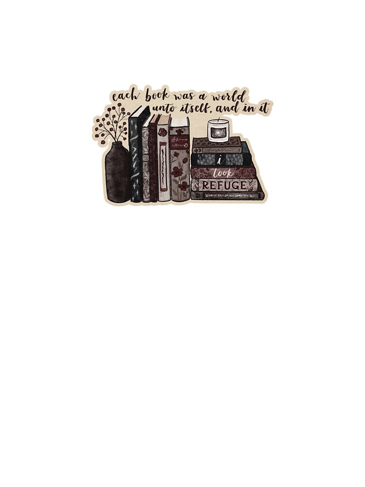 Take Refuge In Books by ping prints T-Shirts, Hoodie, Sweatshirt | BlankRebels.com (Image 3)