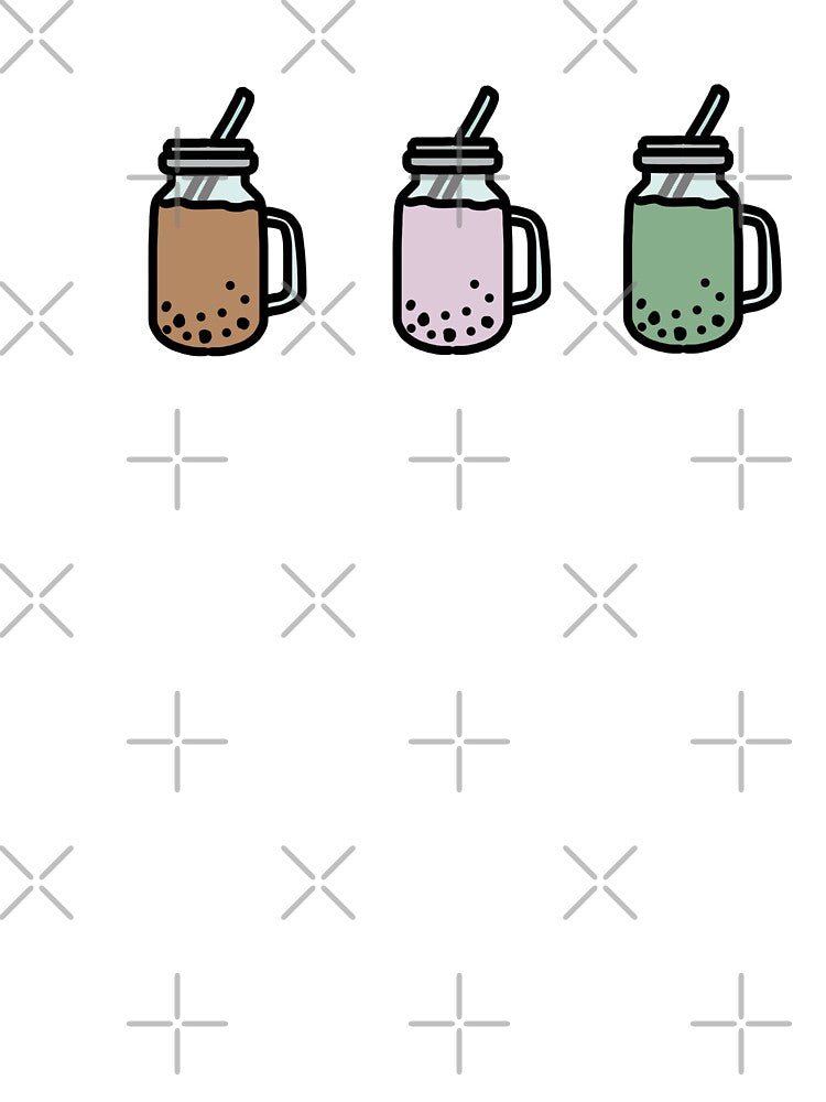 Boba Bubble Tea Jars Sticker Pack by bassoongirl123 T-Shirts, Hoodie, Sweatshirt | BlankRebels.com (Image 3)
