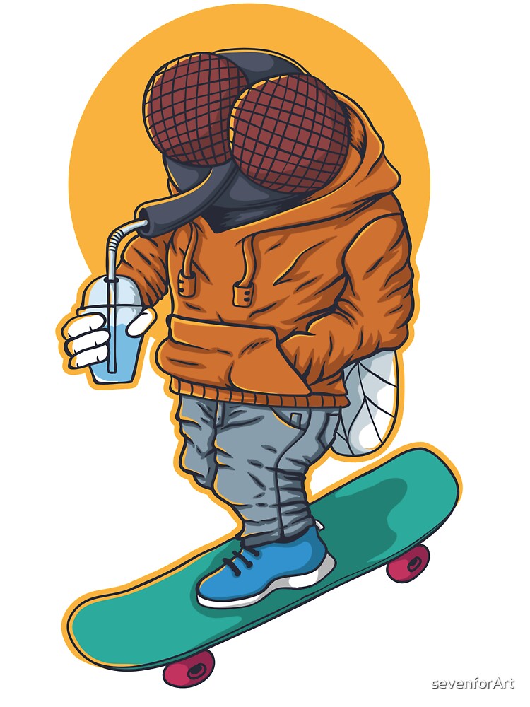FLIES SKATEBOARD VECTOR by sevenforArt T-Shirts, Hoodie, Sweatshirt | BlankRebels.com (Image 3)