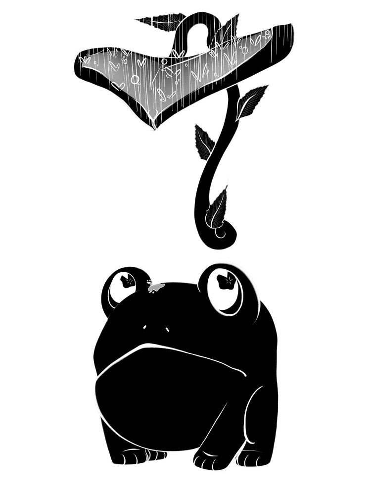 Rainy Toad (Black) by Tooth Flavored T-Shirts, Hoodie, Sweatshirt | BlankRebels.com (Image 3)