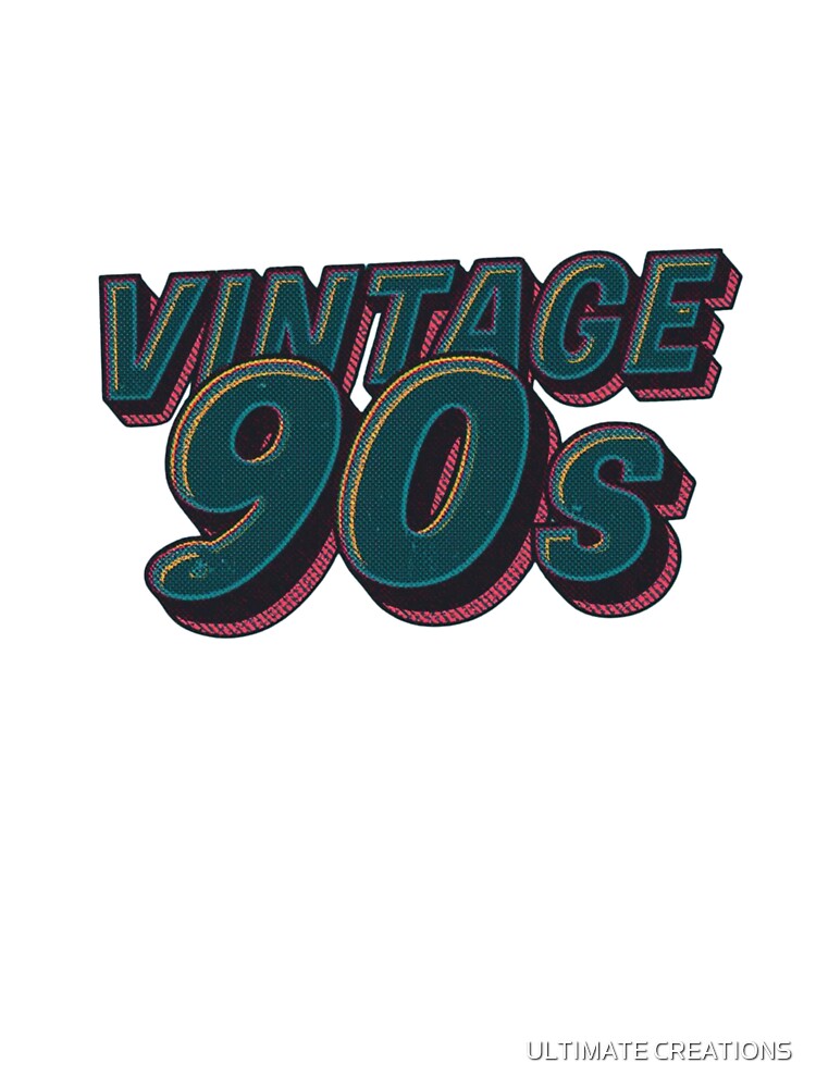 Vintage 90s Retro Typography Aesthetic Design by ULTIMATE CREATIONS T-Shirts, Hoodie, Sweatshirt | BlankRebels.com (Image 3)