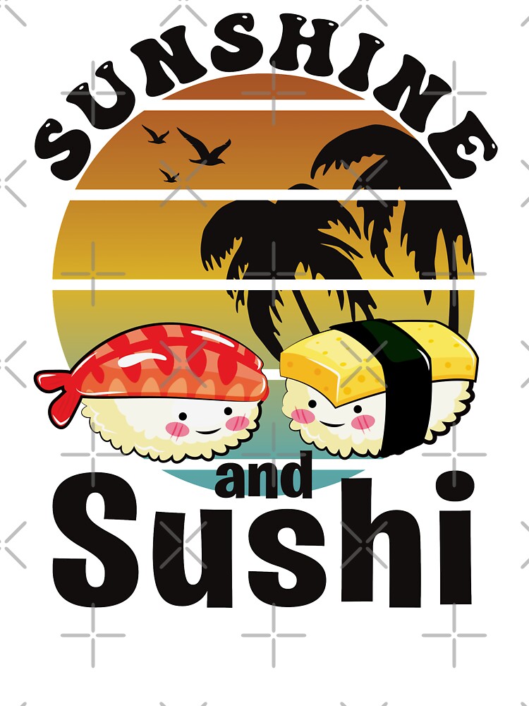 Beach and Sushi Lover by StarsForgers T-Shirts, Hoodie, Sweatshirt | BlankRebels.com (Image 3)