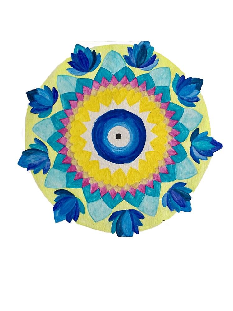Evil Eye Mandala by raquelalvesp T-Shirts, Hoodie, Sweatshirt | BlankRebels.com (Image 3)