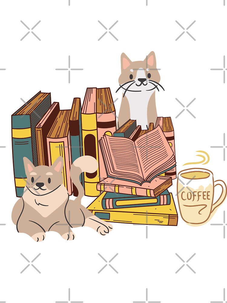 Books, cats, and coffee by razaldo T-Shirts, Hoodie, Sweatshirt | BlankRebels.com (Image 3)