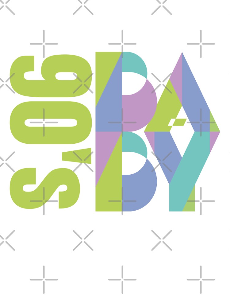 90’s baby geometric nostalgia graphic by interico88 T-Shirts, Hoodie, Sweatshirt | BlankRebels.com (Image 3)
