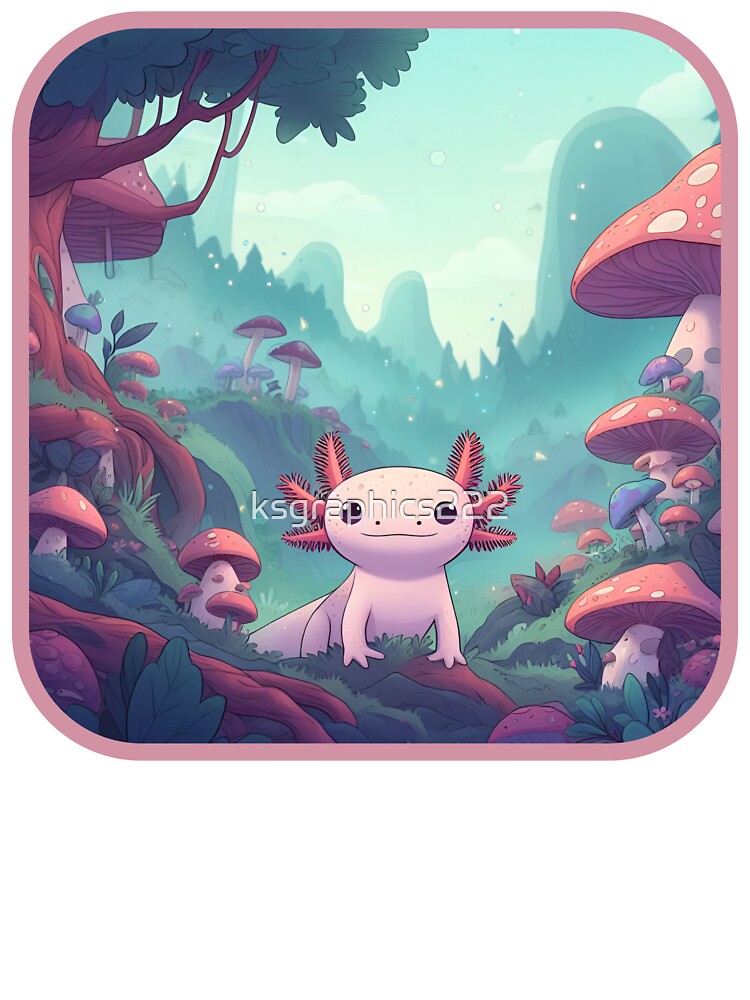 Axolotl Art #52 | Axolotl Lovers by ksgraphics222 T-Shirts, Hoodie, Sweatshirt | BlankRebels.com (Image 3)