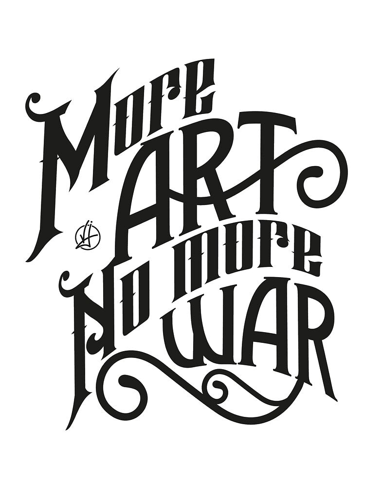 MORE ART, NO MORE WAR by viajose T-Shirts, Hoodie, Sweatshirt | BlankRebels.com (Image 3)