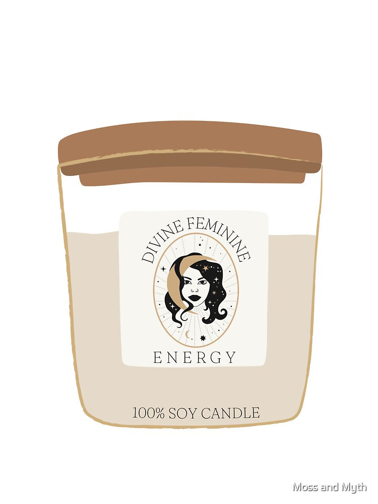 Divine Feminine Energy (Candle) by Moss and Myth T-Shirts, Hoodie, Sweatshirt | BlankRebels.com (Image 3)