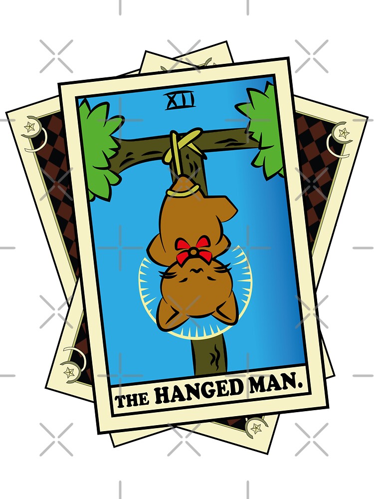 TAROT CARDS DECK | THE HANGED MAN. | FORTUNE CAT by FalconLifeStore T-Shirts, Hoodie, Sweatshirt | BlankRebels.com (Image 3)