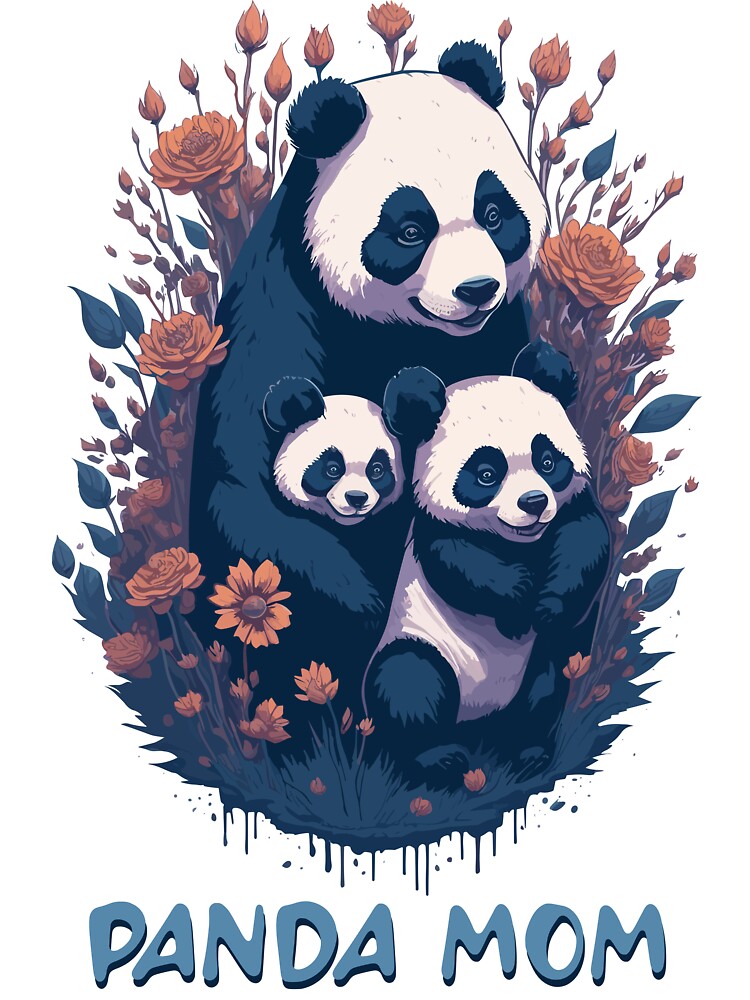 Panda Mom - Mothers Day Special by thrillquest T-Shirts, Hoodie, Sweatshirt | BlankRebels.com (Image 3)