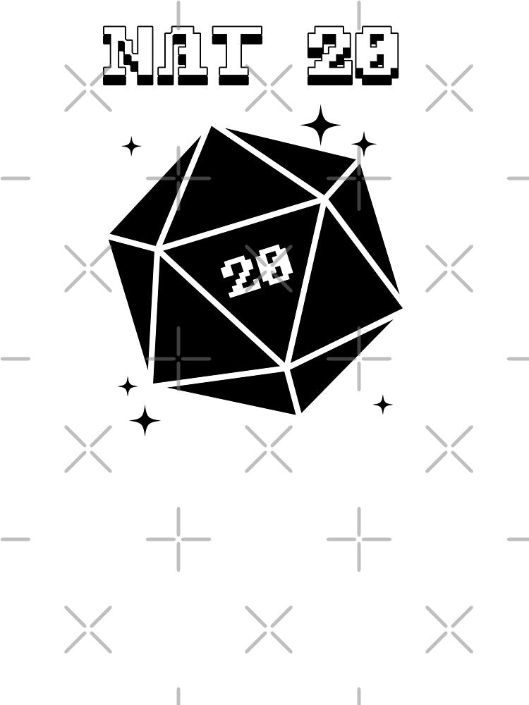 Nat 20 Dice Shirt by StickersPort Hoodie, Sweatshirt | BlankRebels.com (Image 3)