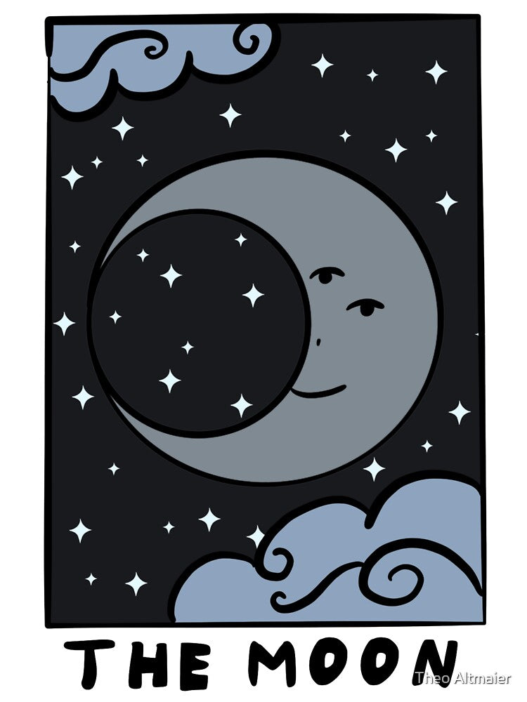 THE MOON tarot card by Theo Altmaier T-Shirts, Hoodie, Sweatshirt | BlankRebels.com (Image 3)