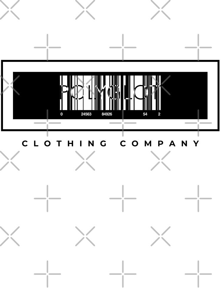 Polyglot Clothing company (White on Black) by trrapp