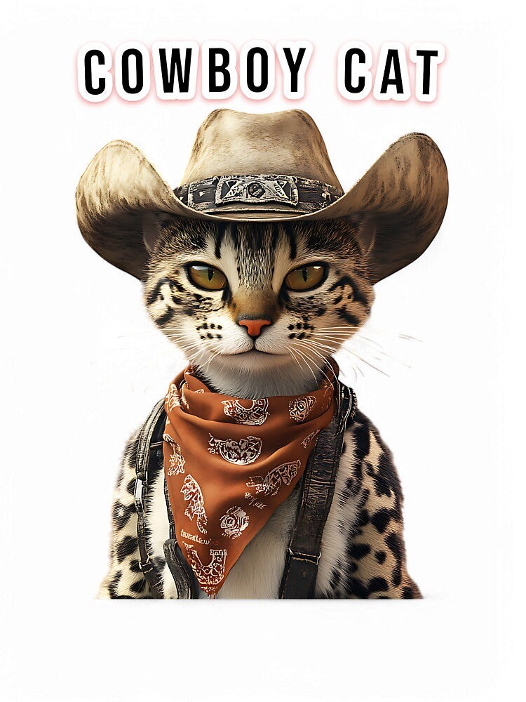 Cowboy Cat by Suwit Thiamtanong T-Shirts, Hoodie, Sweatshirt | BlankRebels.com (Image 3)