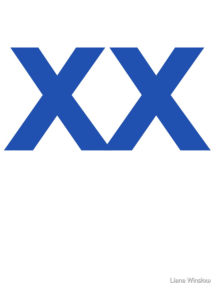 XXC typography in blue by Liana Winslow T-Shirts, Hoodie, Sweatshirt | BlankRebels.com (Image 3)