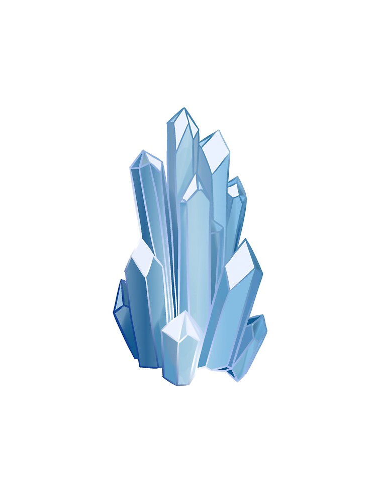 Magic Crystal Crystalline Blue Stone Crystals Blue Crystal Light Blue by Aissa Zans T-Shirts, Hoodie, Sweatshirt (Image 3)