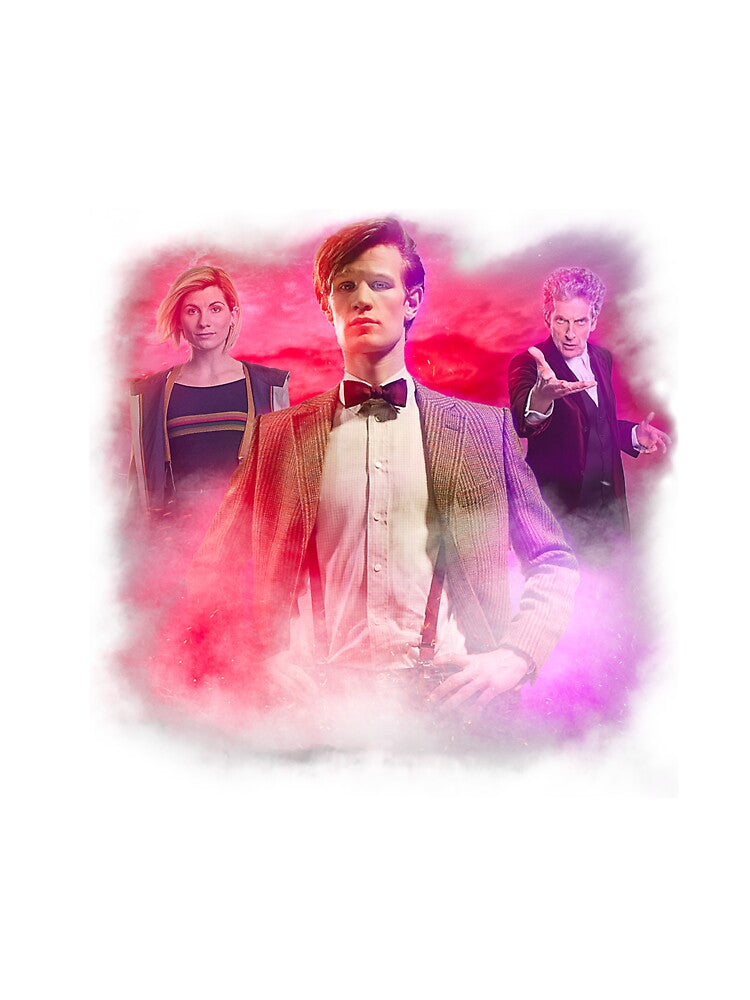 The Three Doctors - 11th, 12th and 13th Doctors by Matt Whittle T-Shirts, Hoodie, Sweatshirt | BlankRebels.com (Image 3)