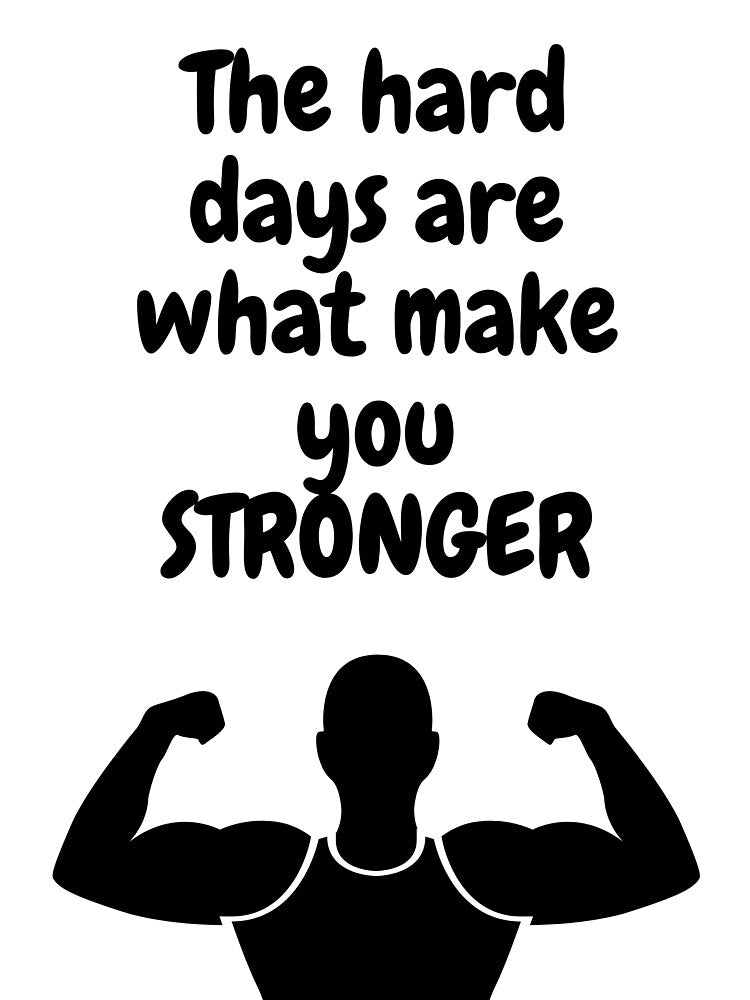 Motivational Shirt The Hard Days Are What You Stonger Inspirational Quotes T Shirt by Motivational Tshirt... (Image 3)
