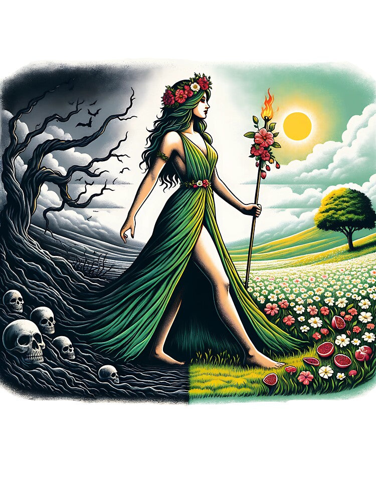Persephone Emerging by Isobel Essentials T-Shirts, Hoodie, Sweatshirt | BlankRebels.com (Image 3)