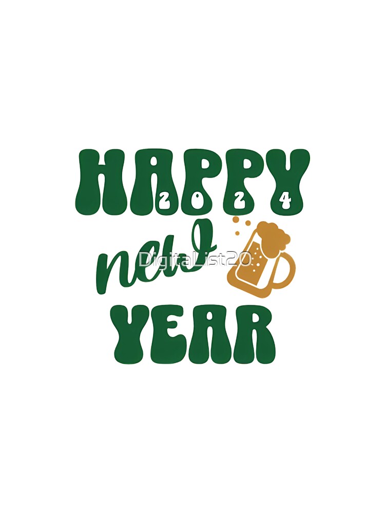 happy new year 2014 sticker t-shirt also by DigitaList20 Hoodie, Sweatshirt | BlankRebels.com (Image 3)
