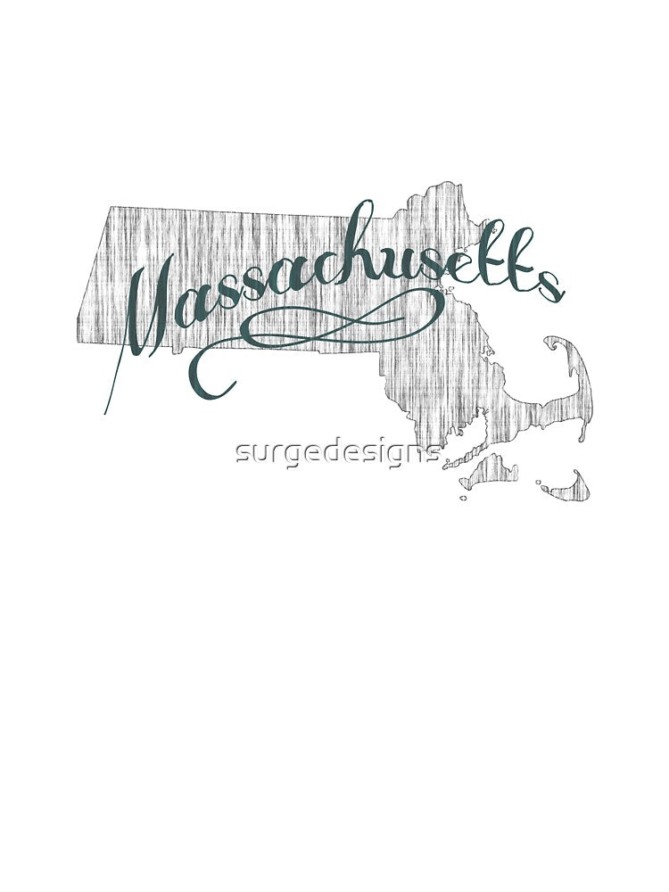 Massachusetts State Typography by surgedesigns T-Shirts, Hoodie, Sweatshirt | BlankRebels.com (Image 3)