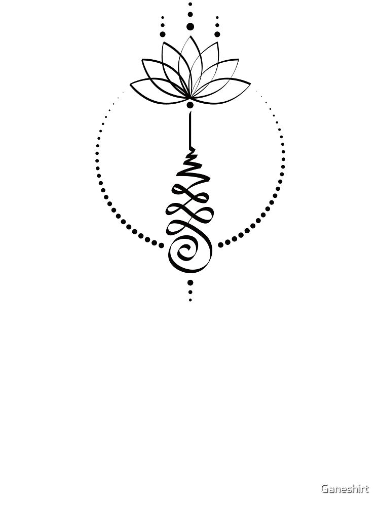 Lotus flower - backprint by Ganeshirt T-Shirts, Hoodie, Sweatshirt | BlankRebels.com (Image 3)