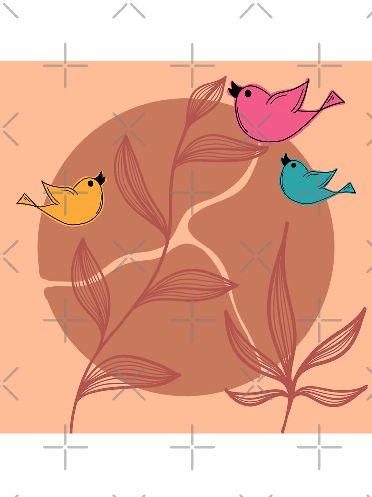 Birds with fallen leaves.. by kkanchan T-Shirts, Hoodie, Sweatshirt | BlankRebels.com (Image 3)