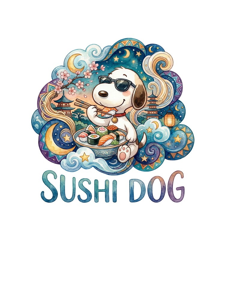 Sushi Dog by DucksAbducted T-Shirts, Hoodie, Sweatshirt | BlankRebels.com (Image 3)