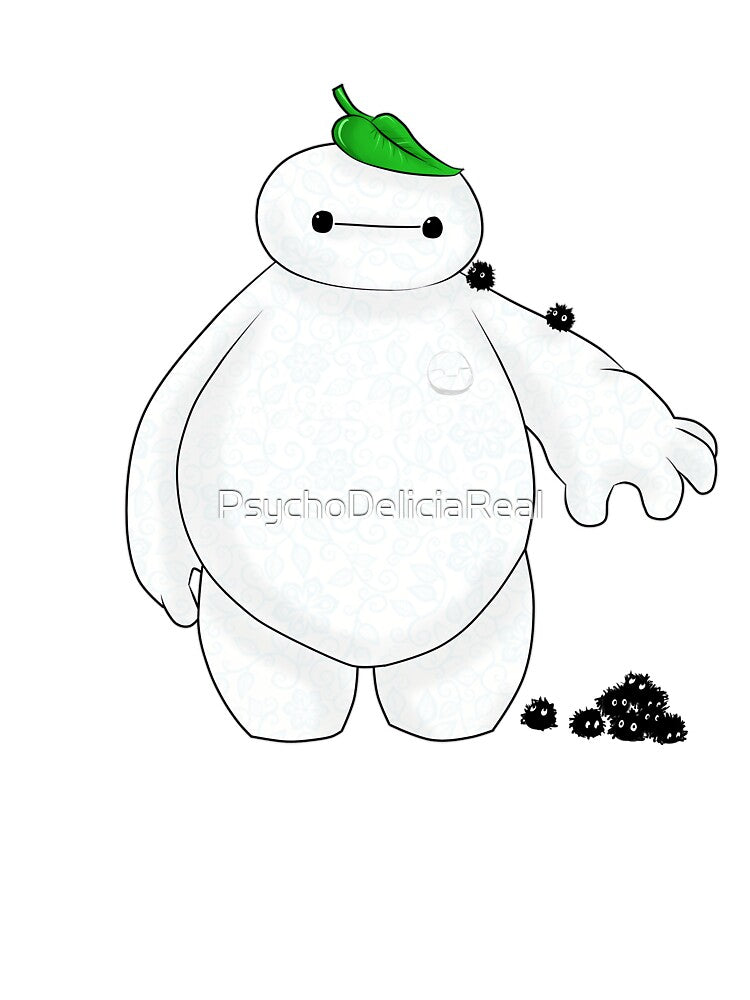 Baymax with Totoro by PsychoDeliciaReal T-Shirts, Hoodie, Sweatshirt | BlankRebels.com (Image 3)