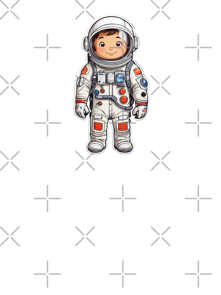 Funny Friendly Cartoon Astronaut by cArtToonShop T-Shirts, Hoodie, Sweatshirt | BlankRebels.com (Image 3)