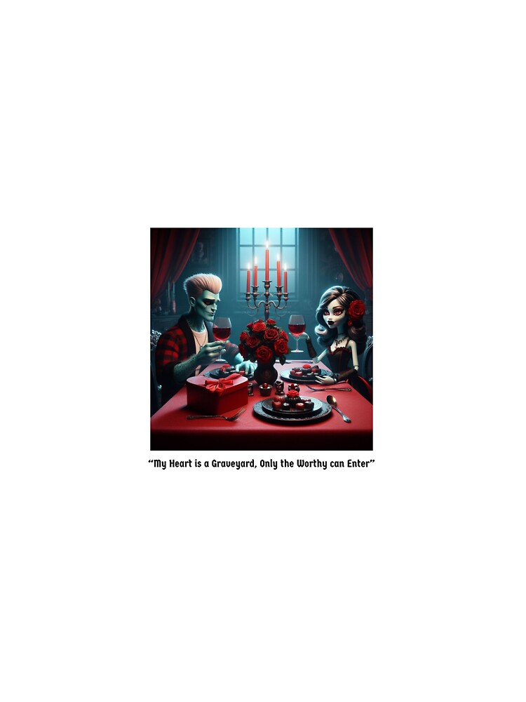 Gothic Valentines Day by sashima T-Shirts, Hoodie, Sweatshirt | BlankRebels.com (Image 3)