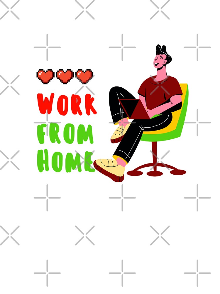 Work From home by Mita ⭐⭐⭐⭐⭐ T-Shirts, Hoodie, Sweatshirt | BlankRebels.com (Image 3)