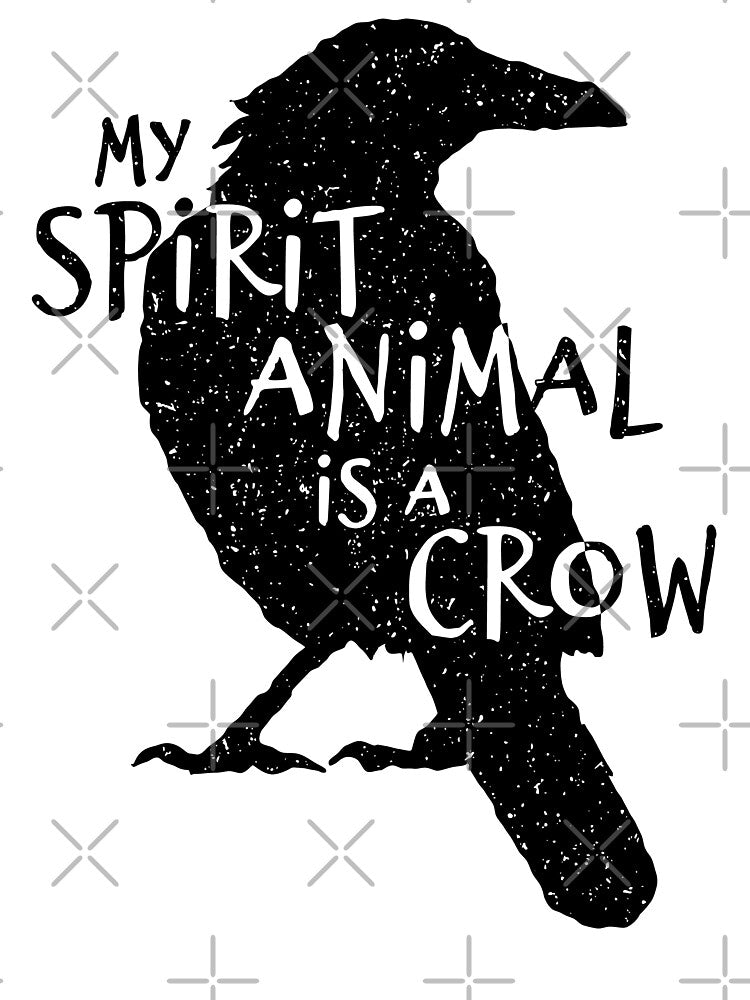 Black Crow Silhouette - My Spirit Animal Is A Crow by Bangtees T-Shirts, Hoodie, Sweatshirt | BlankRebels.com (Image 3)