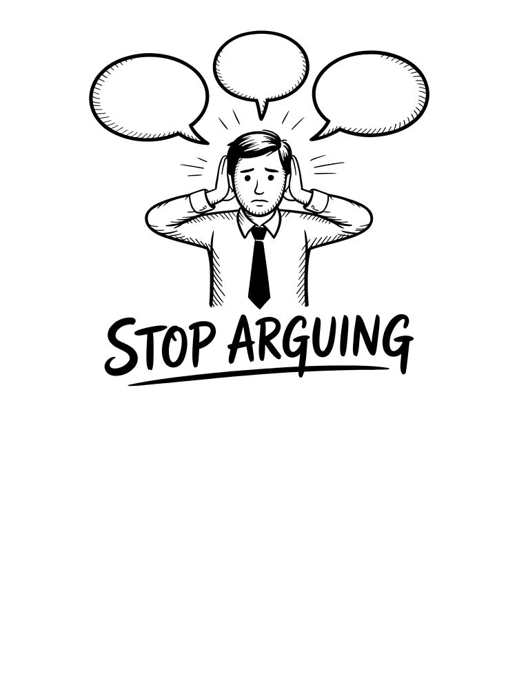 Stop Arguing - Office Problems by Vintage Shapes T-Shirts, Hoodie, Sweatshirt | BlankRebels.com (Image 3)