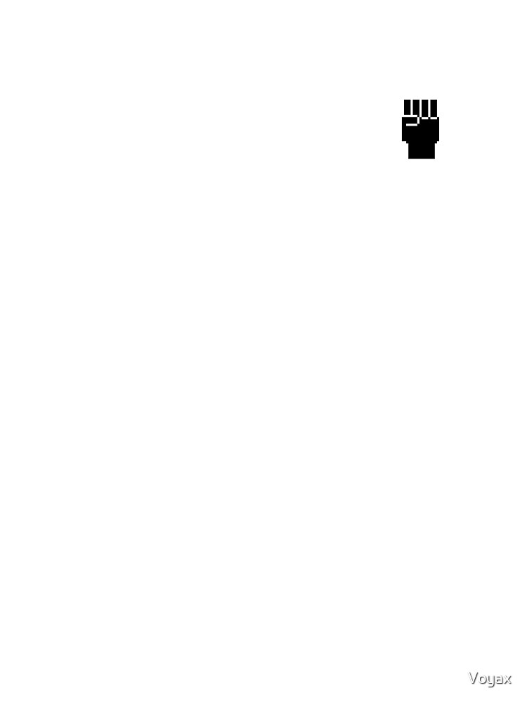Black Lives Matter Pixel Fist by Voyax T-Shirts, Hoodie, Sweatshirt | BlankRebels.com (Image 3)