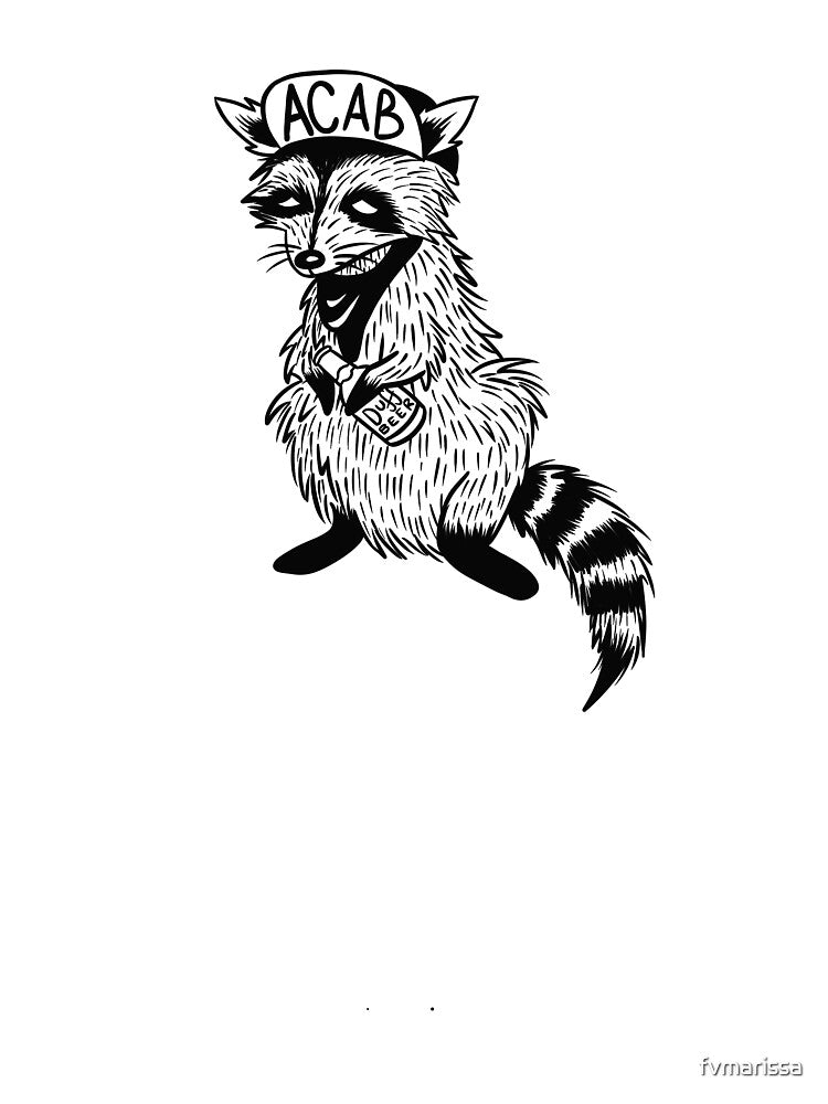ACAB trash panda by fvmarissa T-Shirts, Hoodie, Sweatshirt | BlankRebels.com (Image 3)
