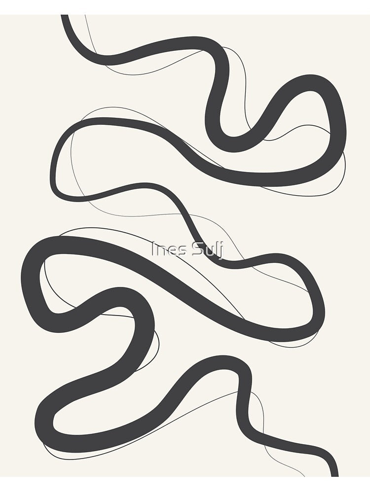 Minimalist Abstract Line Art 06-01 by PAPER MOON art & design T-Shirts, Hoodie, Sweatshirt | BlankRebels.com (Image 3)