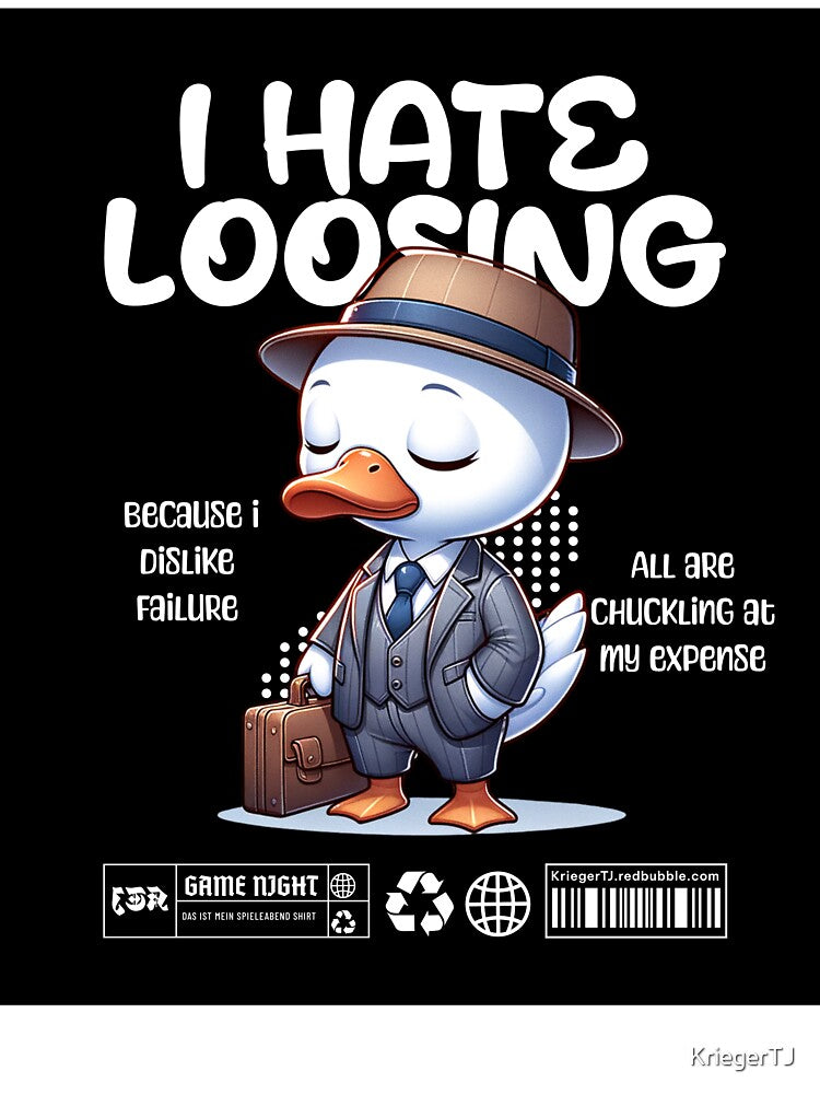 I HATE LOOSING - GAME NIGHT by KriegerTJ T-Shirts, Hoodie, Sweatshirt | BlankRebels.com (Image 3)