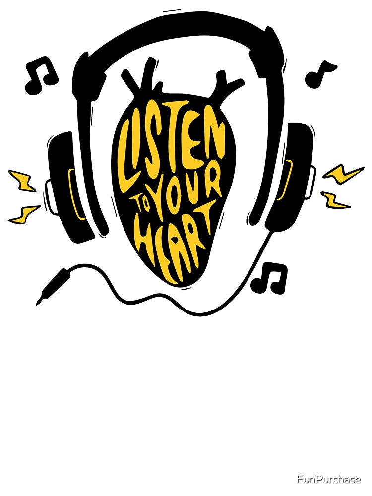 Listen to your heart by FunPurchase T-Shirts, Hoodie, Sweatshirt | BlankRebels.com (Image 3)