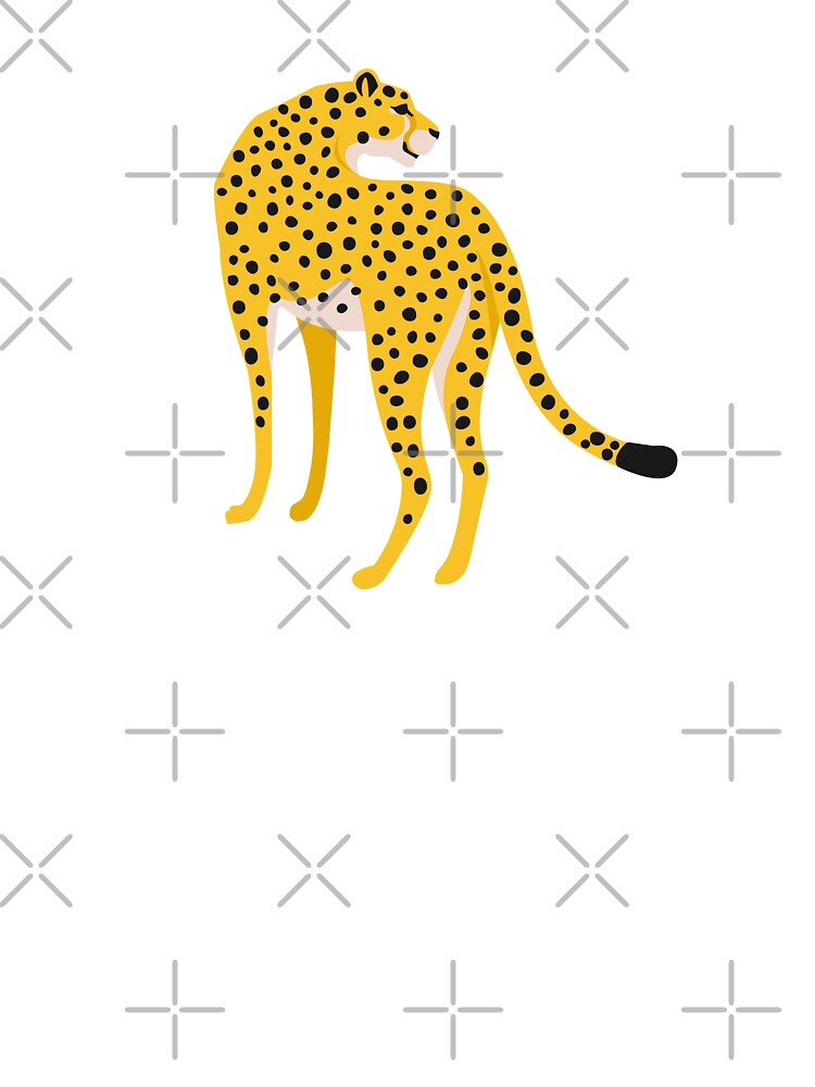 The Stare: Golden Leopard Edition | African Cheetah | Tropical Pop Art by karanwashere