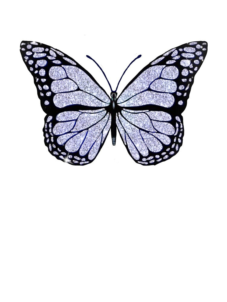 Purple Glitter Butterfly by melissaxxmelissa T-Shirts, Hoodie, Sweatshirt | BlankRebels.com (Image 3)