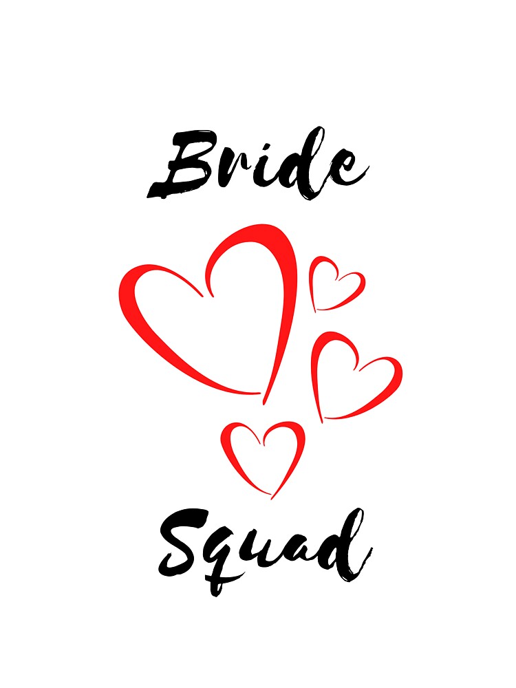 Bride Squad by Smallfish1274 T-Shirts, Hoodie, Sweatshirt | BlankRebels.com (Image 3)