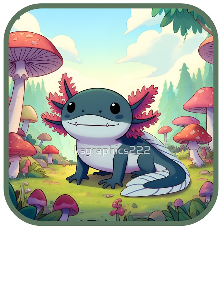 Axolotl Art #41 | Axolotl Lovers by ksgraphics222 T-Shirts, Hoodie, Sweatshirt | BlankRebels.com (Image 3)