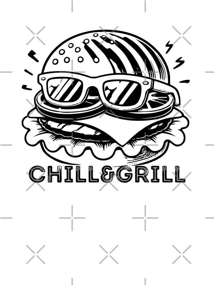 Chill & Grill Burger by Mbk Studios T-Shirts, Hoodie, Sweatshirt | BlankRebels.com (Image 3)