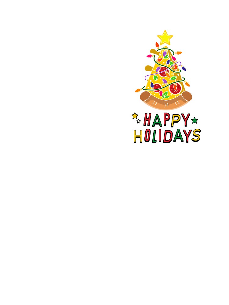 Christmas Pizza Tree Happy Holidays by Cauteteesnyc T-Shirts, Hoodie, Sweatshirt | BlankRebels.com (Image 3)