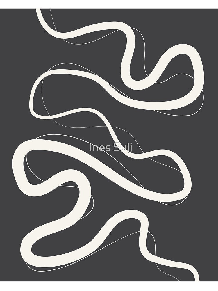 Minimalist Abstract Line Art 06-02 by PAPER MOON art & design T-Shirts, Hoodie, Sweatshirt | BlankRebels.com (Image 3)