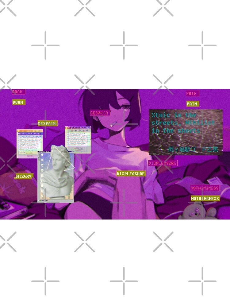 Vaporwave Sad by Bien Design T-Shirts, Hoodie, Sweatshirt | BlankRebels.com (Image 3)