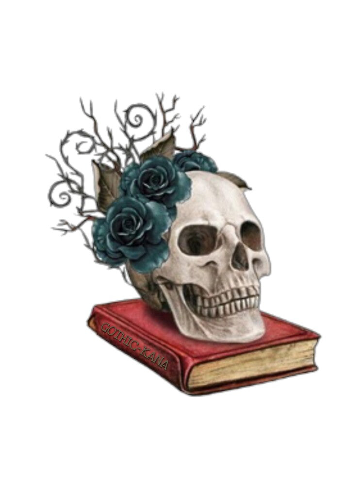 Skull Gothic-Kana by brandikaes T-Shirts, Hoodie, Sweatshirt | BlankRebels.com (Image 3)