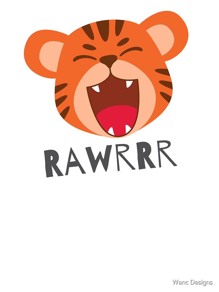 Cute Tiger Design | Kids by Wanc Designs T-Shirts, Hoodie, Sweatshirt | BlankRebels.com (Image 3)