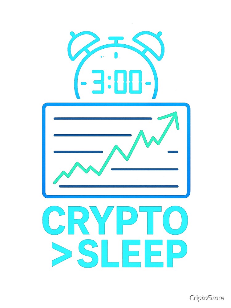 Crypto is Greater Than Sleep - Neon Midnight Trading Design by Crypto_Store T-Shirts, Hoodie, Sweatshirt (Image 3)